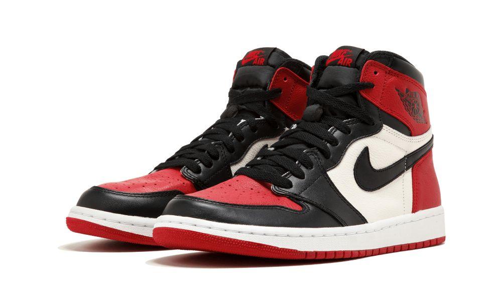 JORDAN 1 RETRO HIGH "Bred Toe"