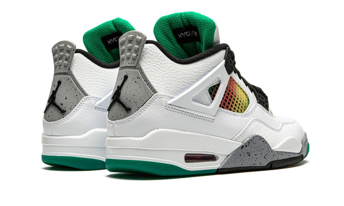 AIR JORDAN 4 RETRO "Rasta - Lucid Green"