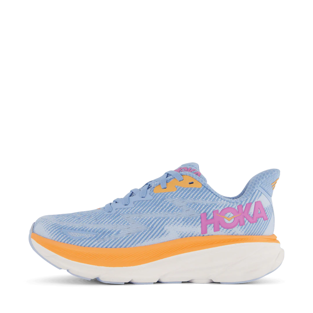 Hoka Clifton 9 Air Blue pour Femme – Chaussures de course légères et confortables au quotidien