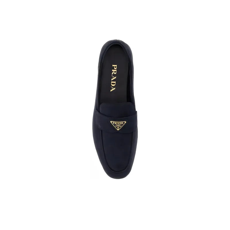 Prada - mocassins à plaque logo - Noir - Vogue Maroc – Boutique digitale de mode de luxe