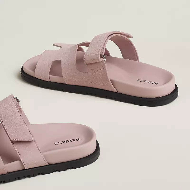 Sandales Chypre - Rose Porcelaine - Vogue Maroc – Boutique digitale de mode de luxe