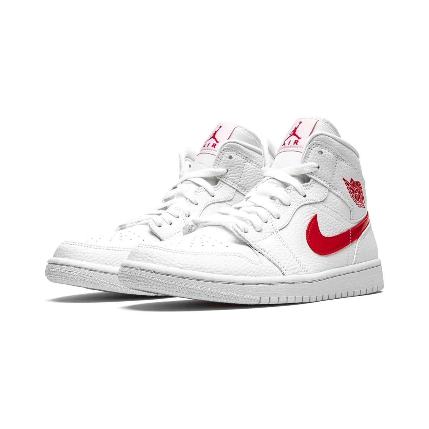 Air Jordan 1 Mid « Blanc/Rouge Université »