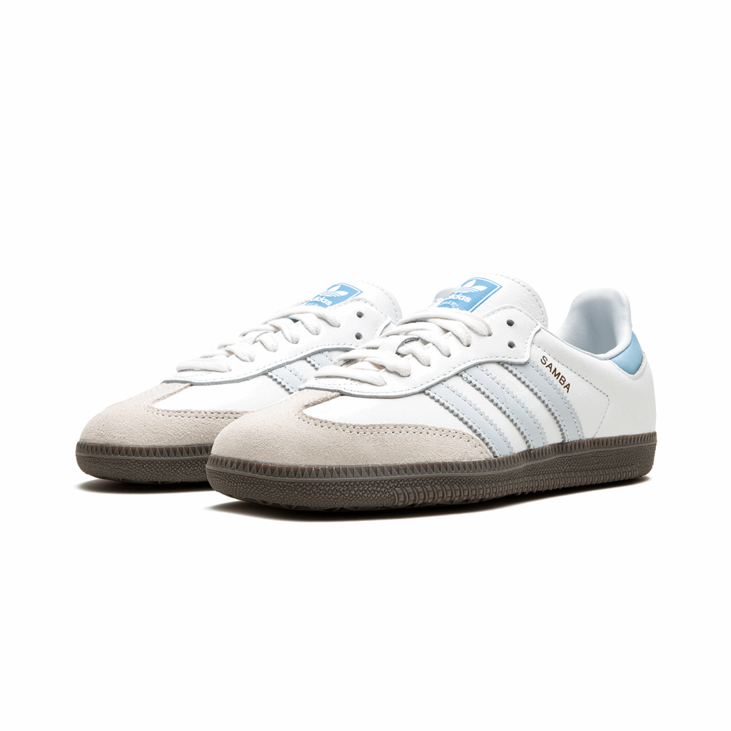 Adidas Samba « Core White Halo Blue »
