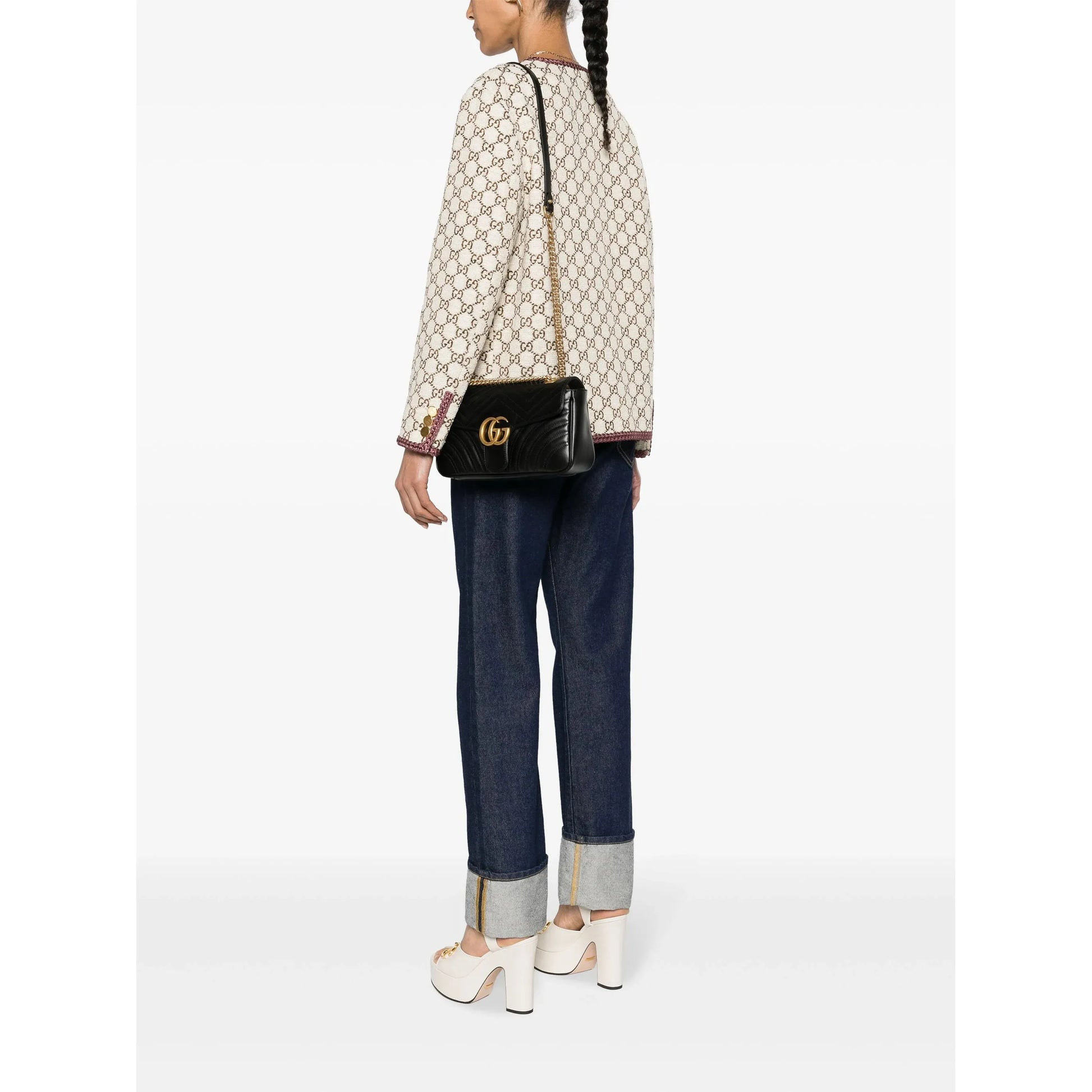 Sac Gucci - Porté épaule à motif GG Marmont - Vogue Maroc – Boutique digitale de mode de luxe