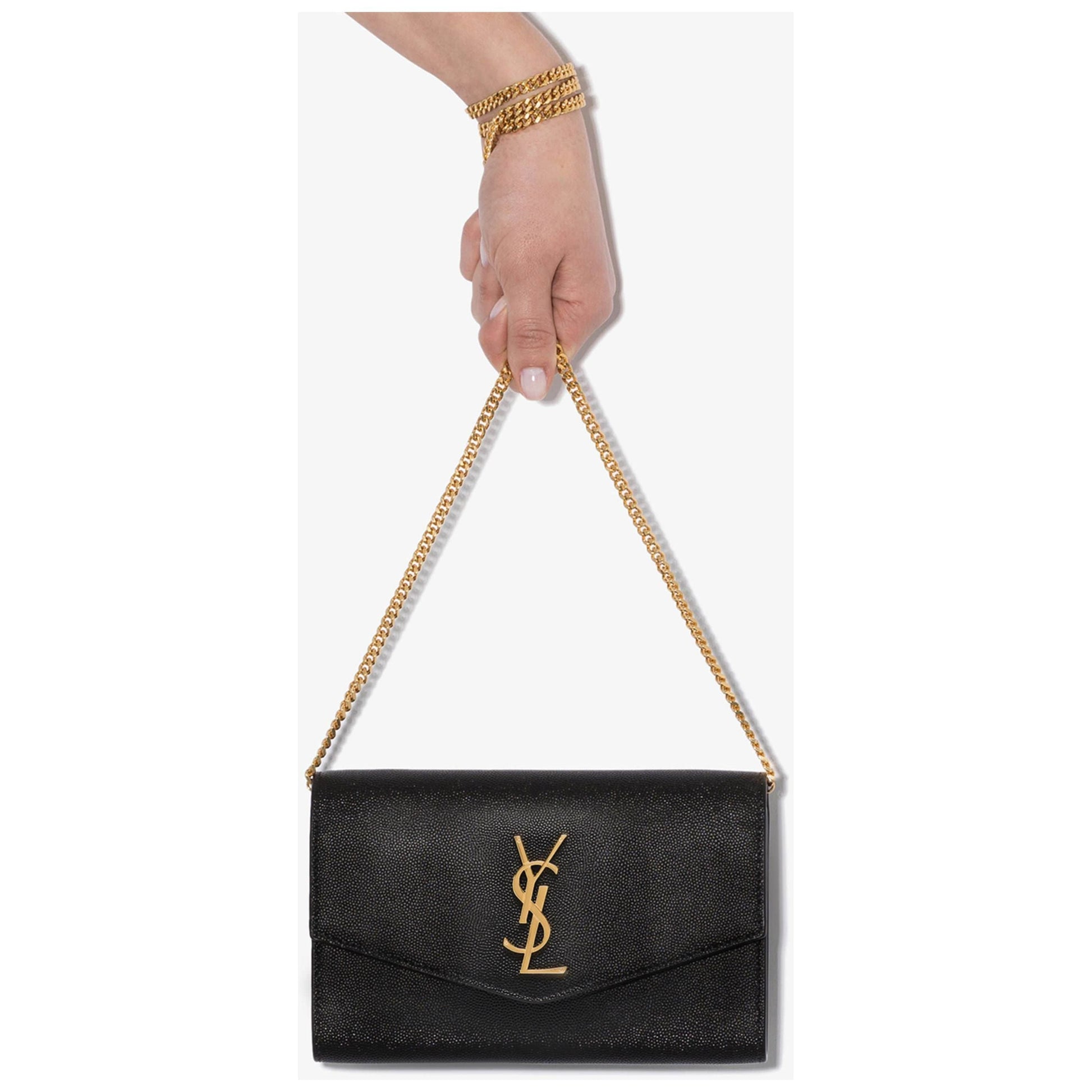 Sac Saint Laurent - Bandoulière à plaque logo - Vogue Maroc – Boutique digitale de mode de luxe