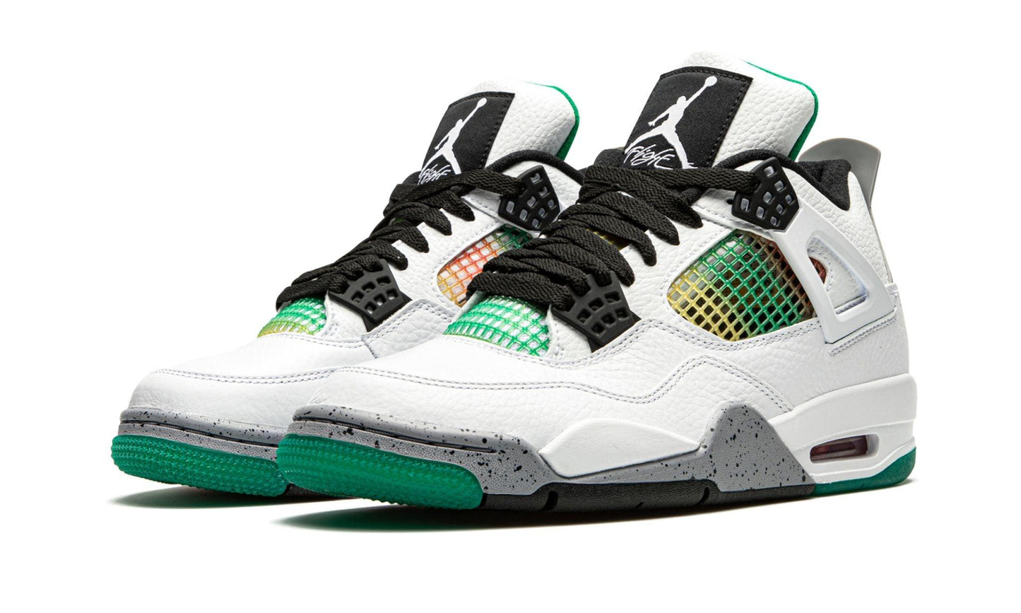 AIR JORDAN 4 RETRO  "Rasta - Lucid Green"