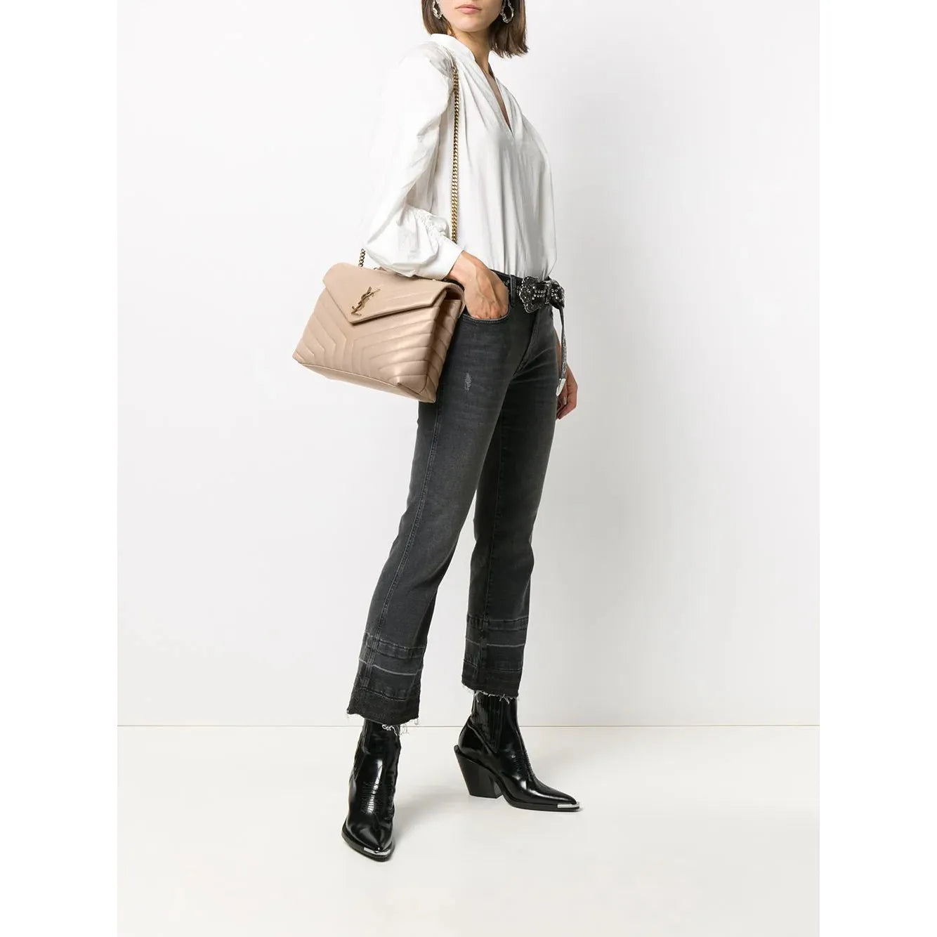 Sac Saint Laurent - Porté épaule Loulou matelassé - Vogue Maroc – Boutique digitale de mode de luxe