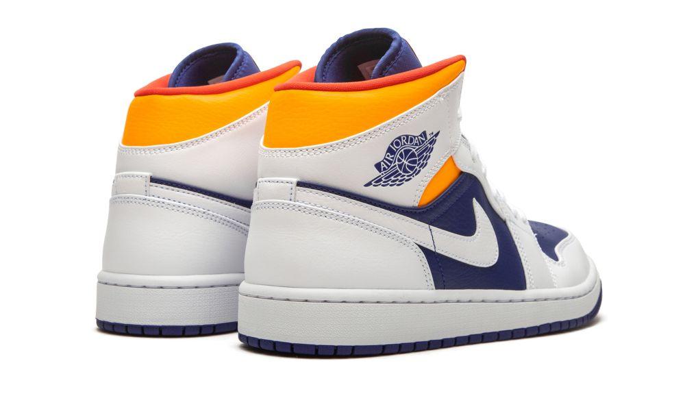 AIR JORDAN 1 MID "Royal Blue / Laser Orange"