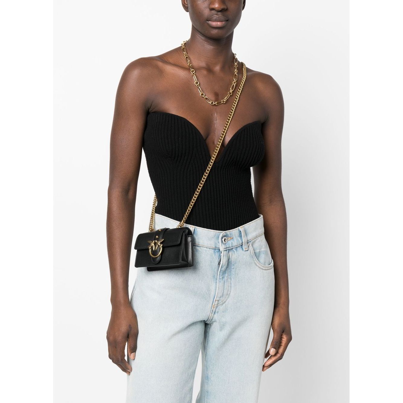 Sac Pinko - Love One Micro - Vogue Maroc – Boutique digitale de mode de luxe