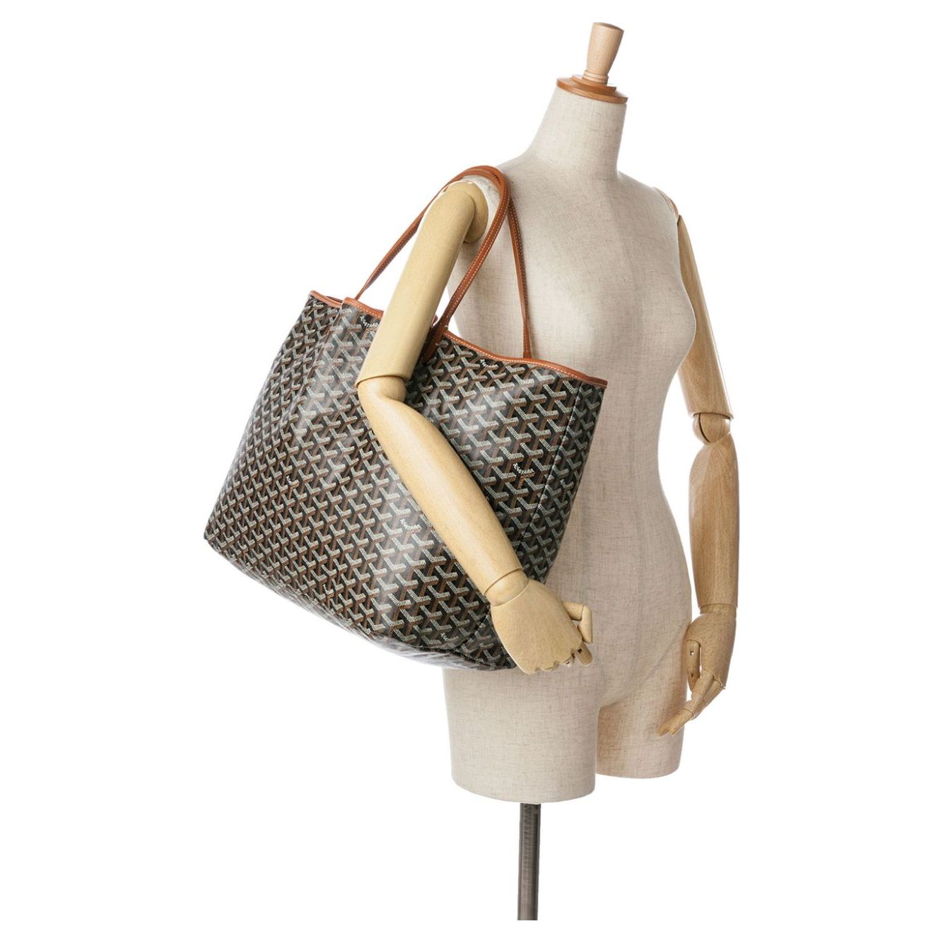 Sac Goyard Saint Louis - Noir & Naturel - Vogue Maroc – Boutique digitale de mode de luxe