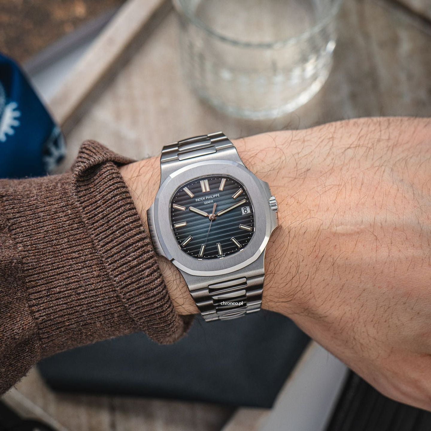 Montre Homme Patek Nautilus BLEU