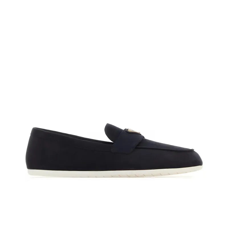 Prada - mocassins à plaque logo - Noir - Vogue Maroc – Boutique digitale de mode de luxe