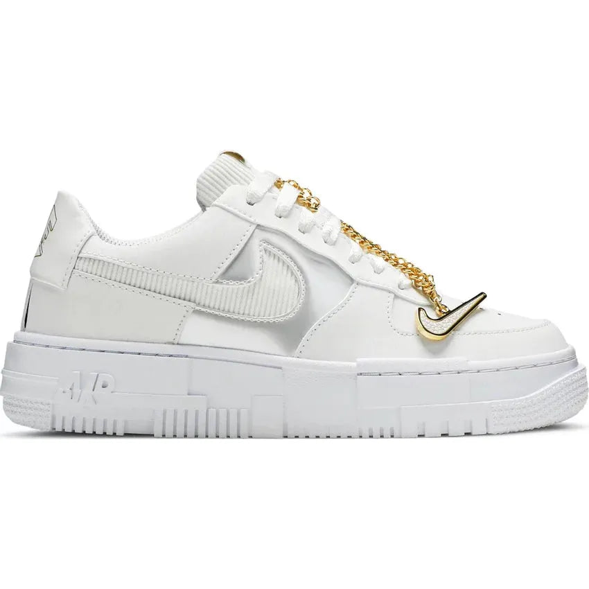 Air Force 1 « Pixel Grey Gold Chain »