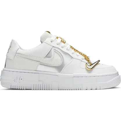 Air Force 1 « Pixel Grey Gold Chain »