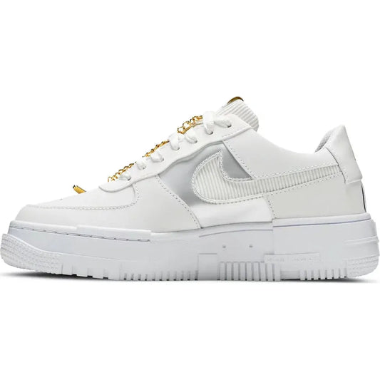 Air Force 1 « Pixel Grey Gold Chain »