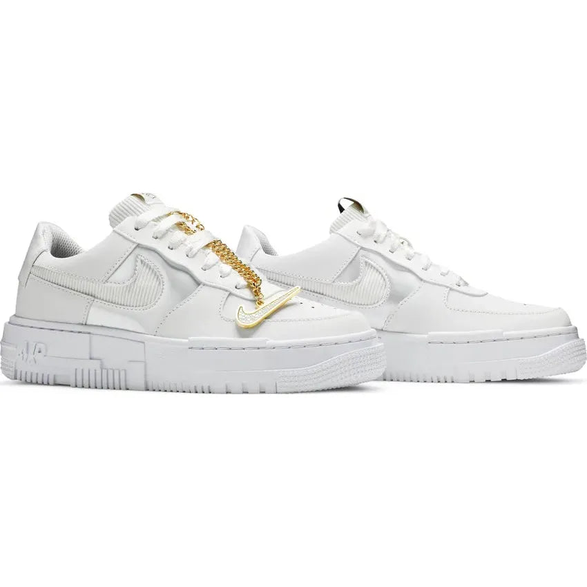 Air Force 1 « Pixel Grey Gold Chain »