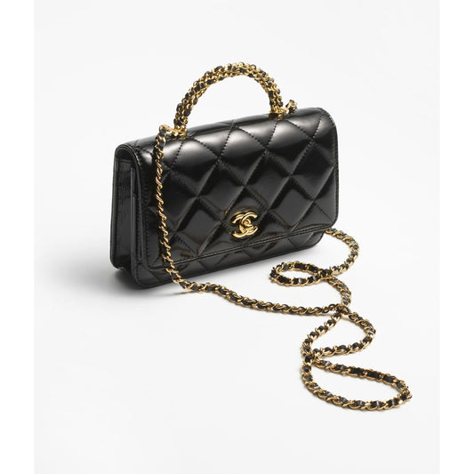 Sac Chanel - Wallet On Chain Shiny Lambskin - Vogue Maroc – Boutique digitale de mode de luxe