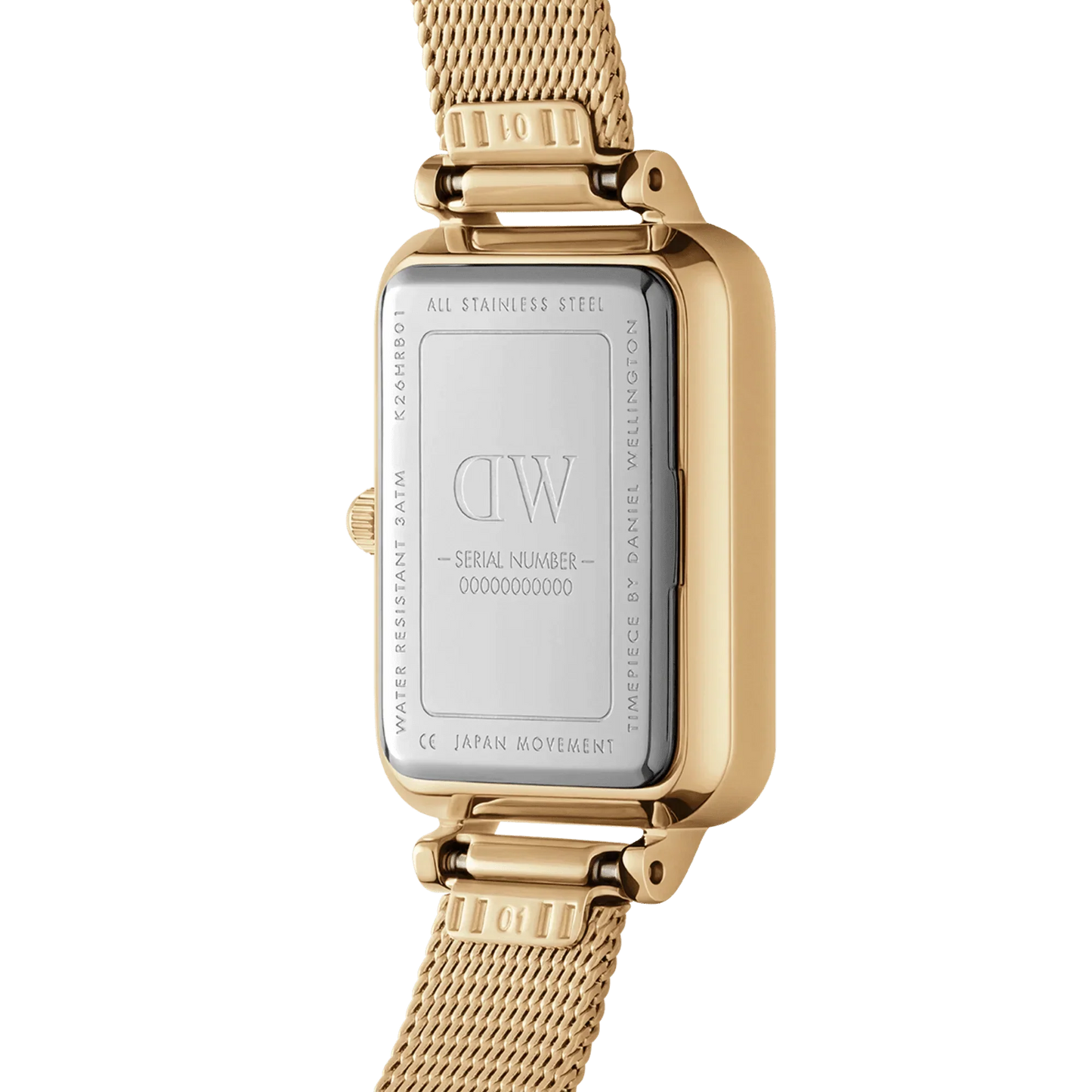 Montre Daniel Wellington QUADRO PRESSED EVERGOLD 