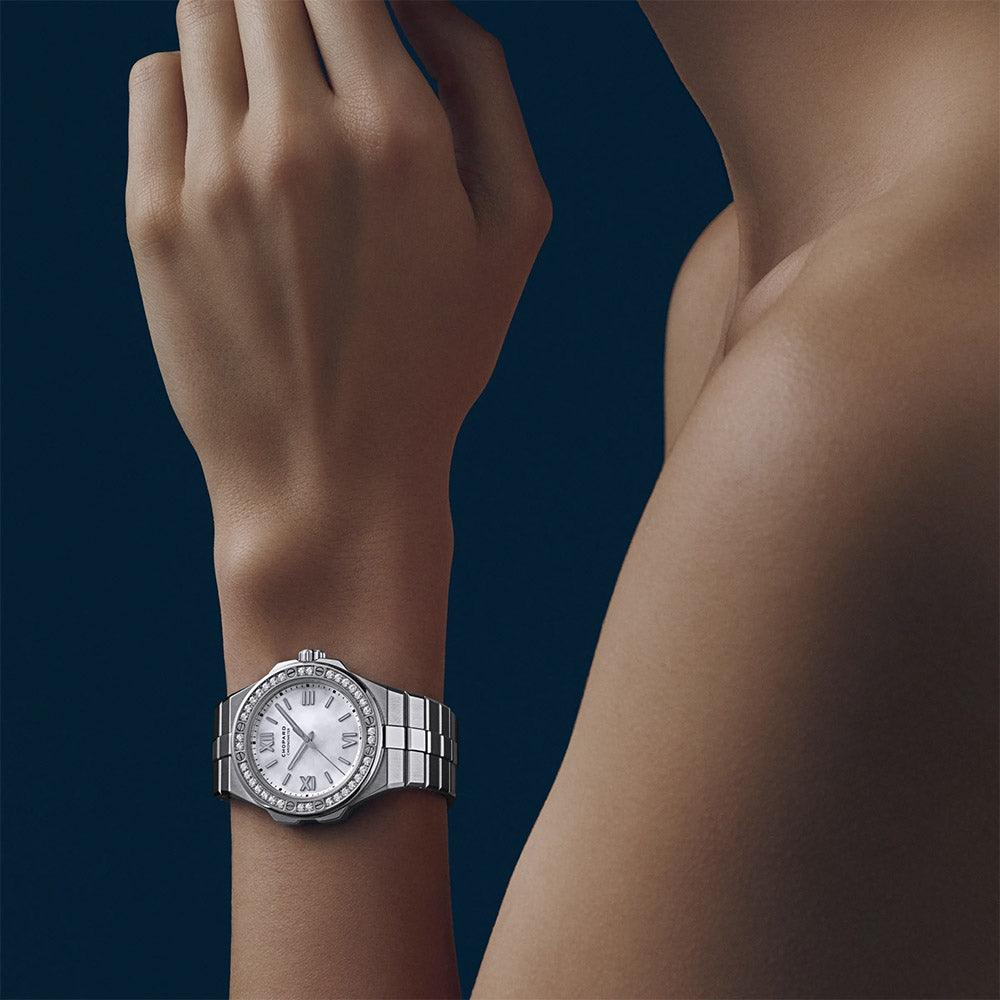 Montre CHOPARD ALPINE EAGLE 36 ARGENTÉ 