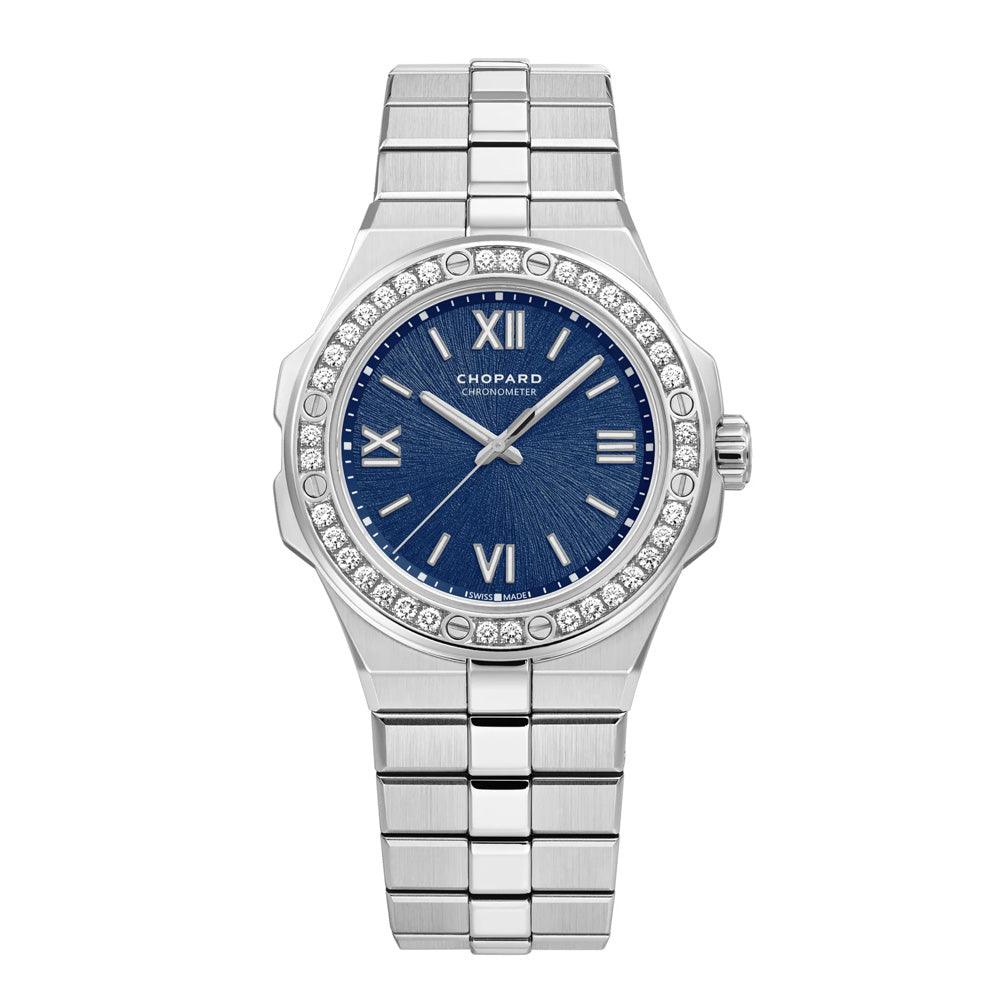 Montre CHOPARD ALPINE EAGLE 36 ARGENTÉ / BLEU 