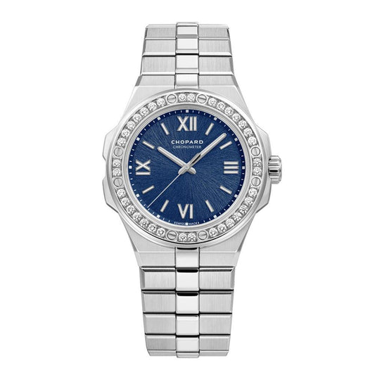 Montre CHOPARD ALPINE EAGLE 36 ARGENTÉ / BLEU 