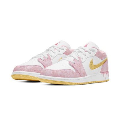 Air Jordan 1 Low SE GS "Paint Drip"