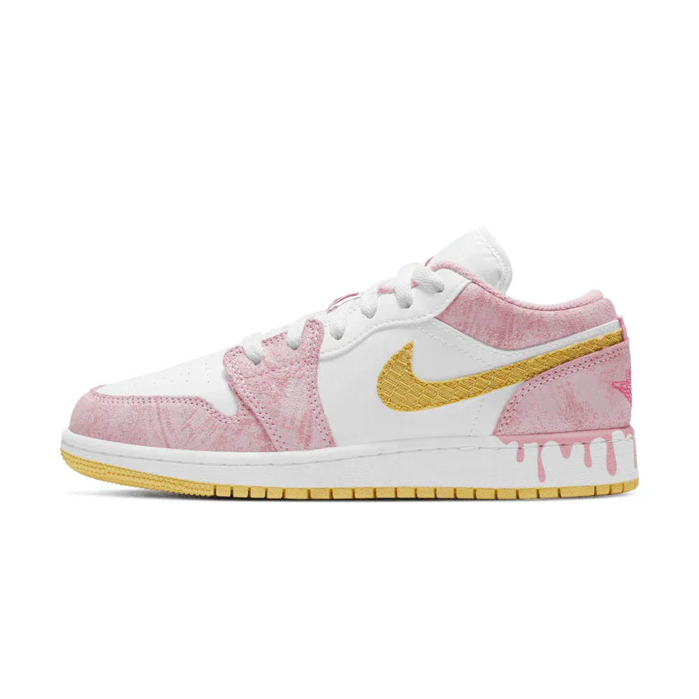 Air Jordan 1 Low SE GS "Paint Drip"