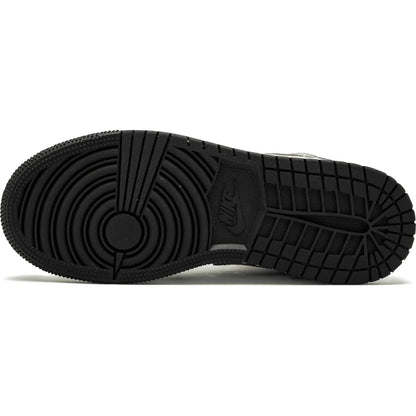 Air Jordan 1 Mid « Cuir verni noir et or »