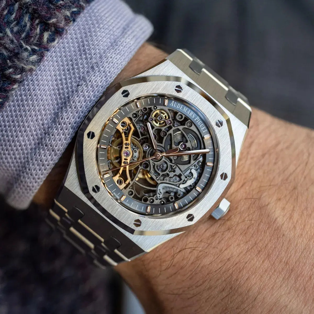 Audemars Piguet Royal Oak Skeleton argente