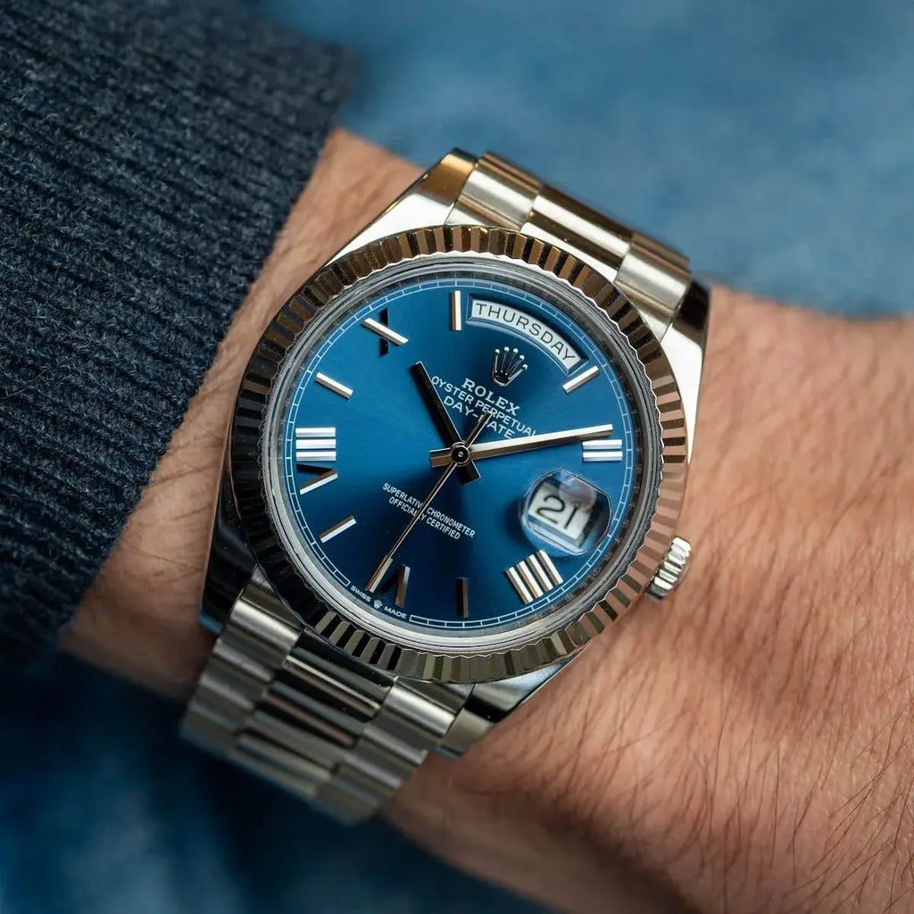 Rolex  Day-Date BLEU