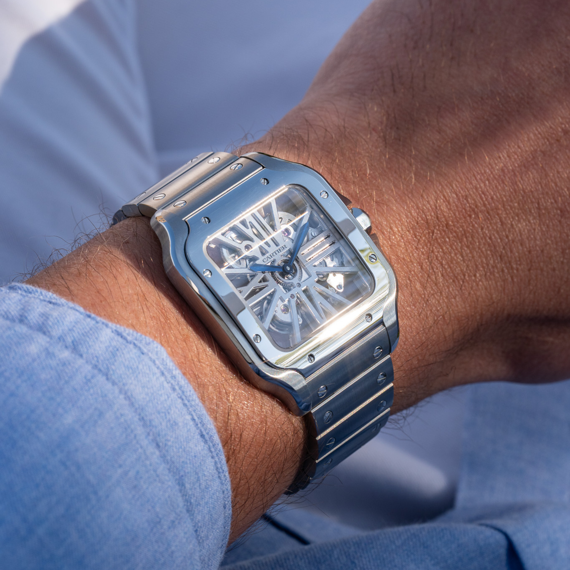 Cartier Santos de Cartier Skeleton –