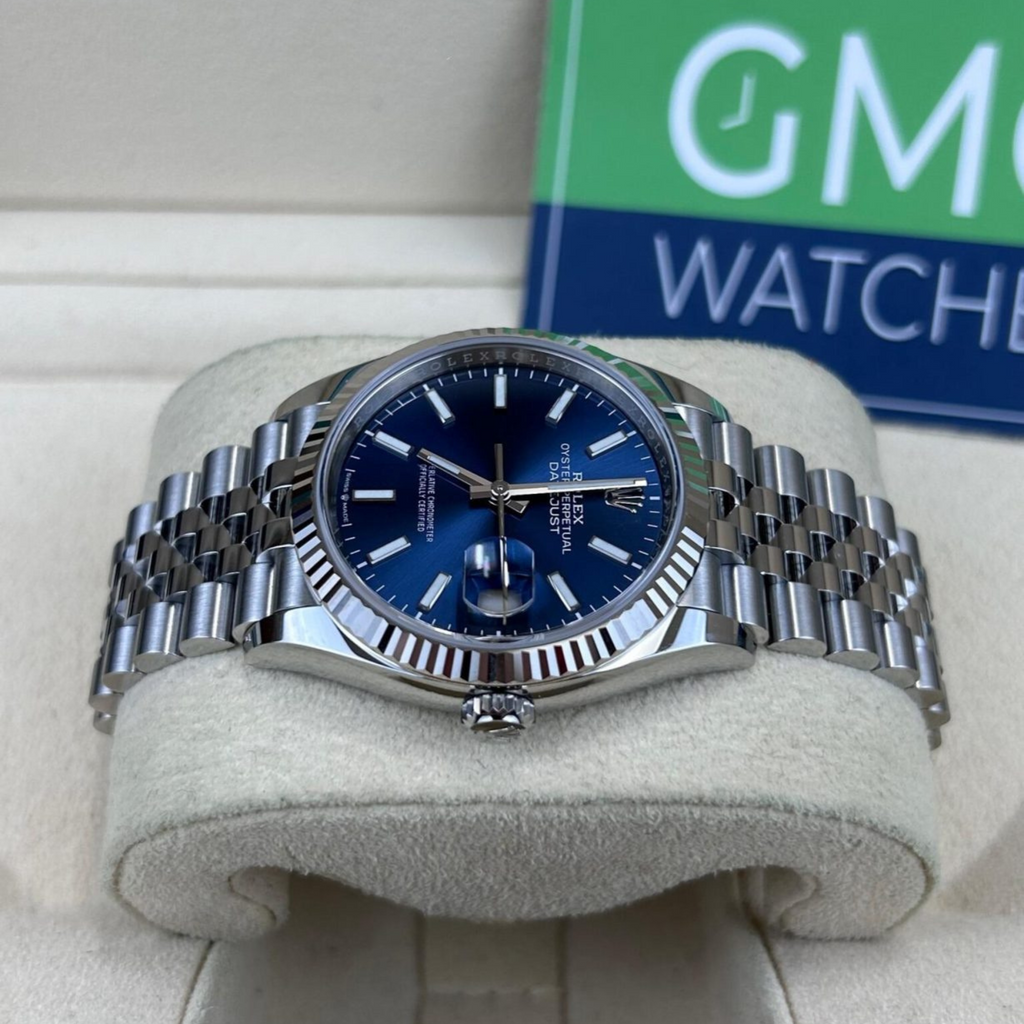 Rolex Datejust Fluted Bezel, Jubilee Bracelet, Blue