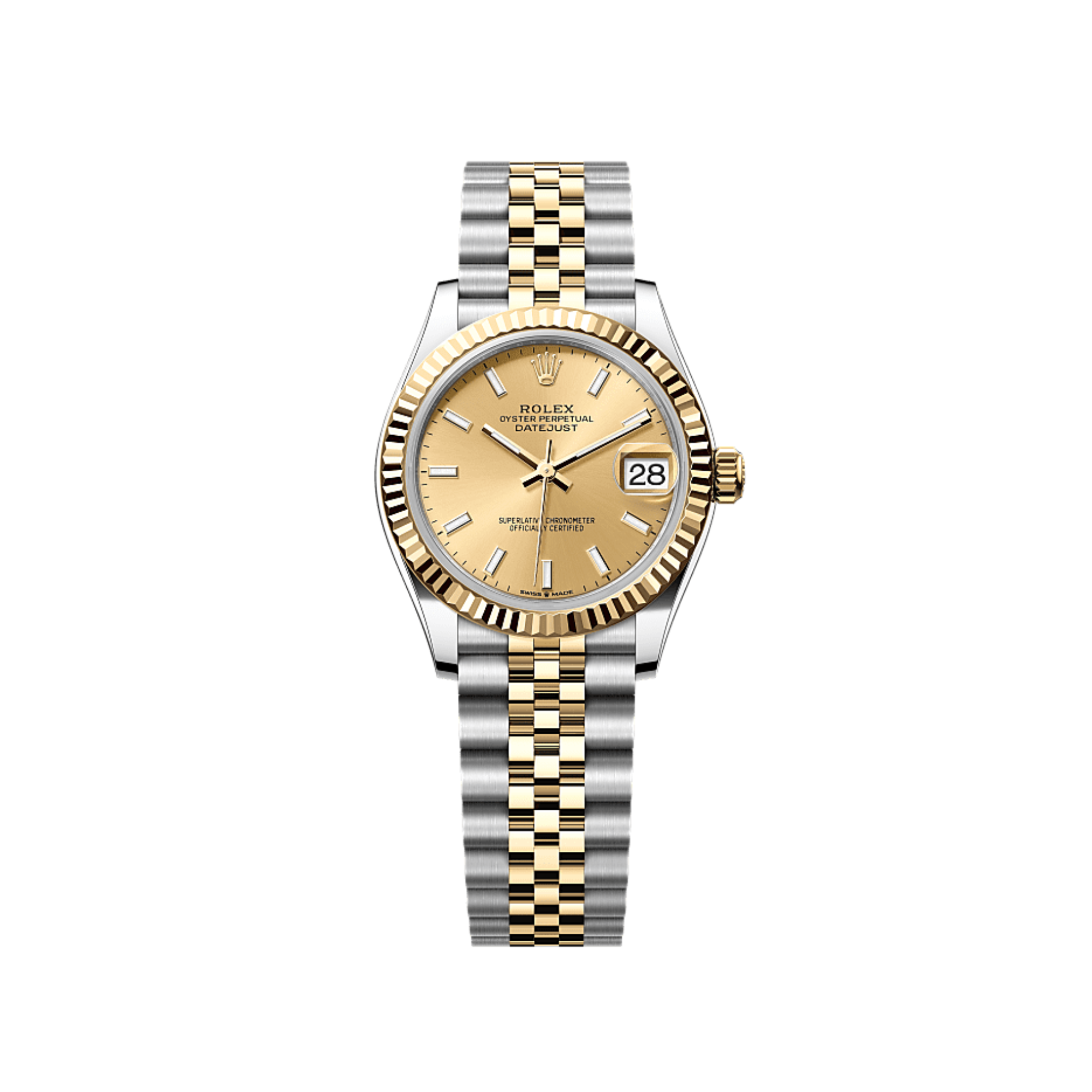 Datejust acier Oystersteel et or jaune Femme