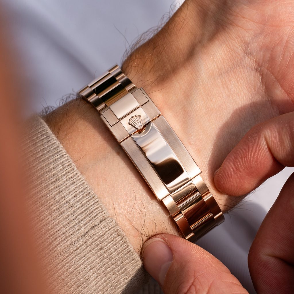 Rolex GMT-Master II –  Root Beer Full Rose Gold –