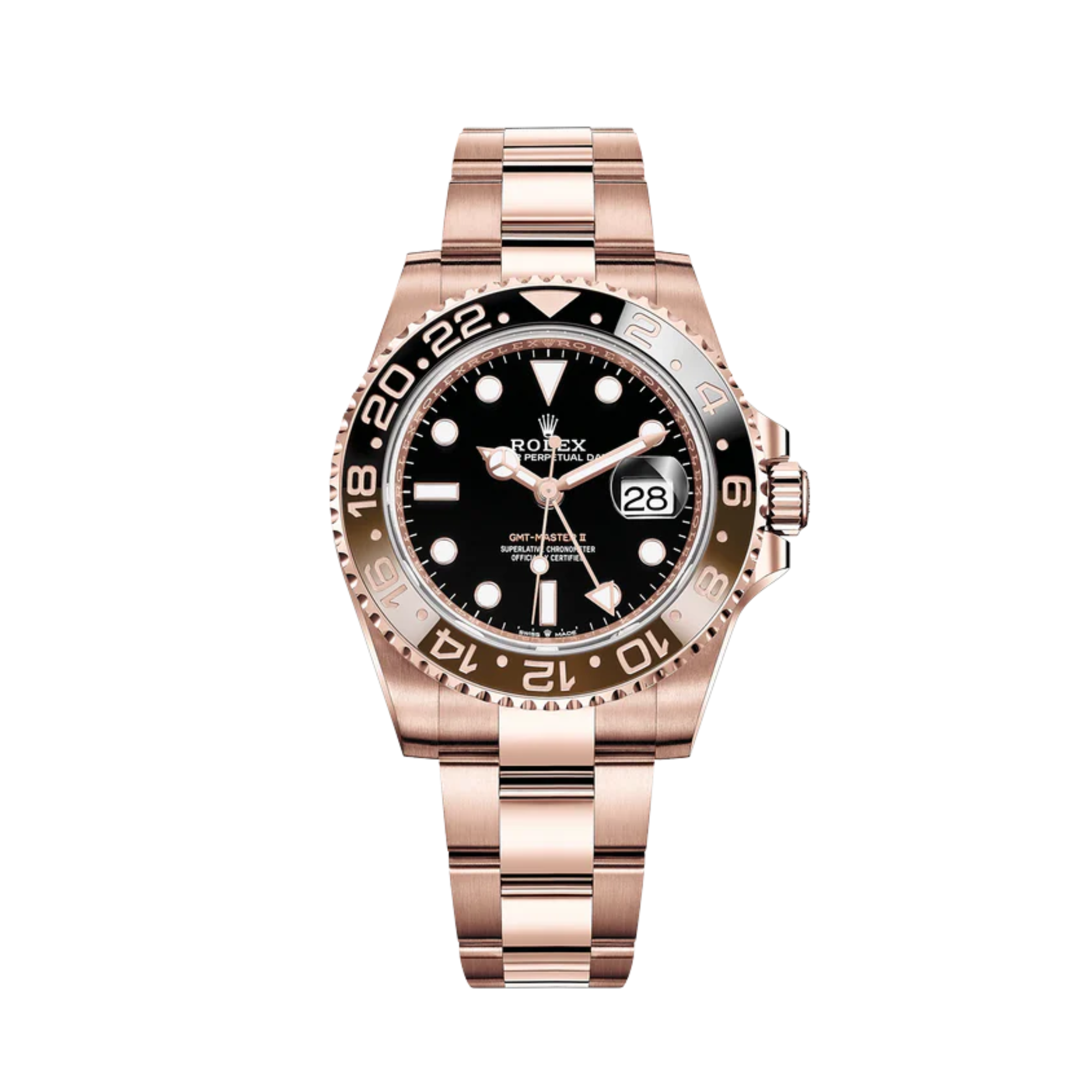 Rolex GMT-Master II –  Root Beer Full Rose Gold –