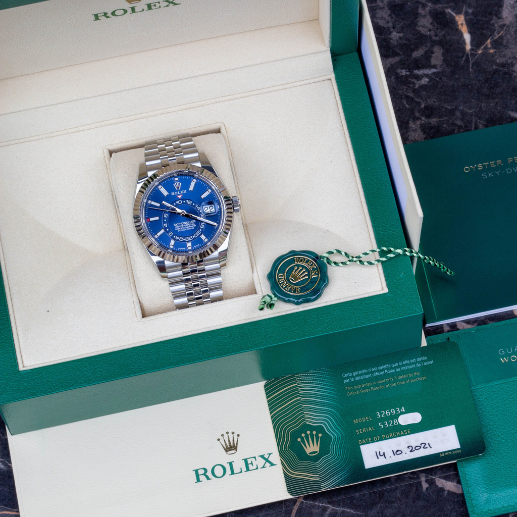 Rolex Sky-Dweller Bleu Jubilee