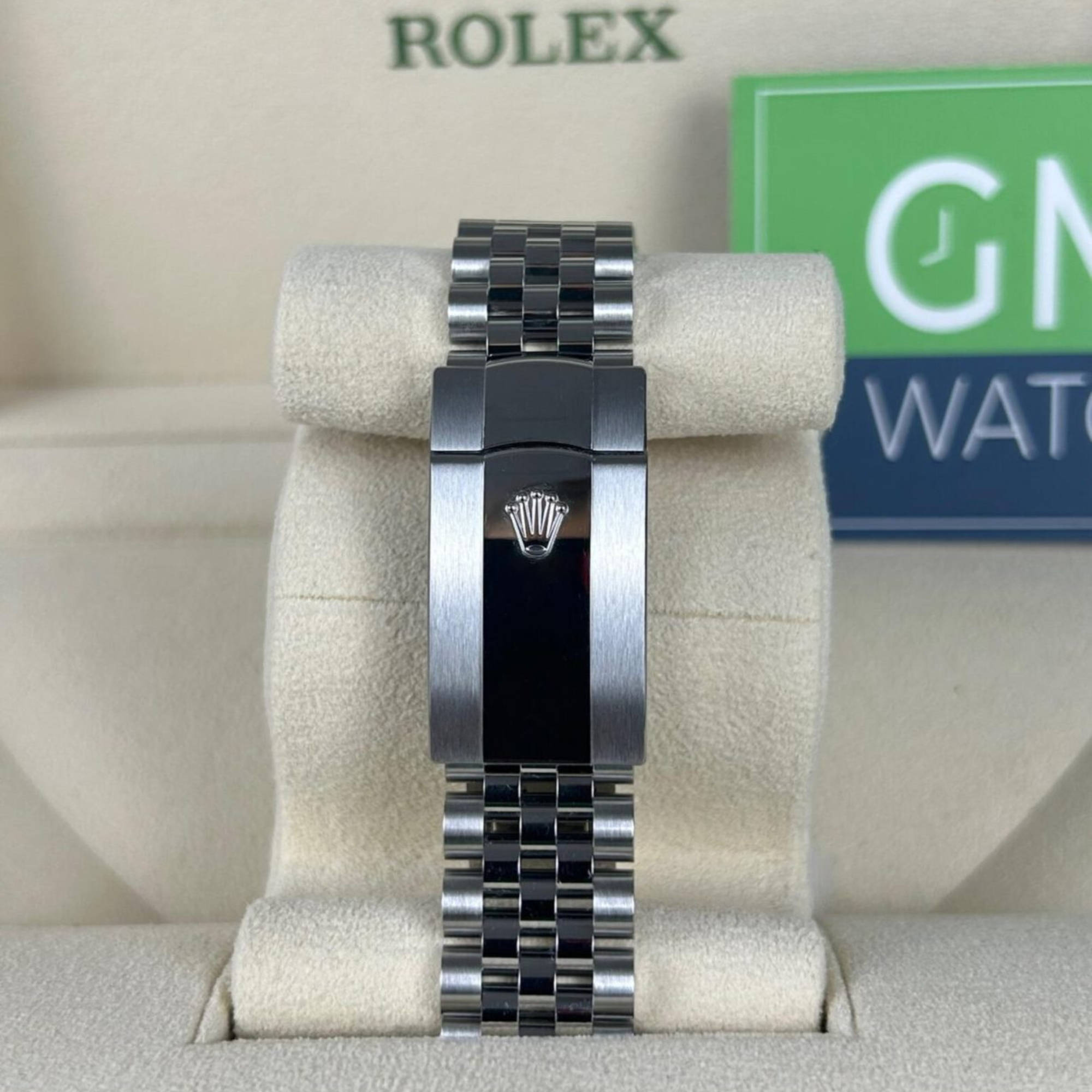 Rolex Datejust Wimbledon Dial Fluted Bezel Jubilee Bracelet