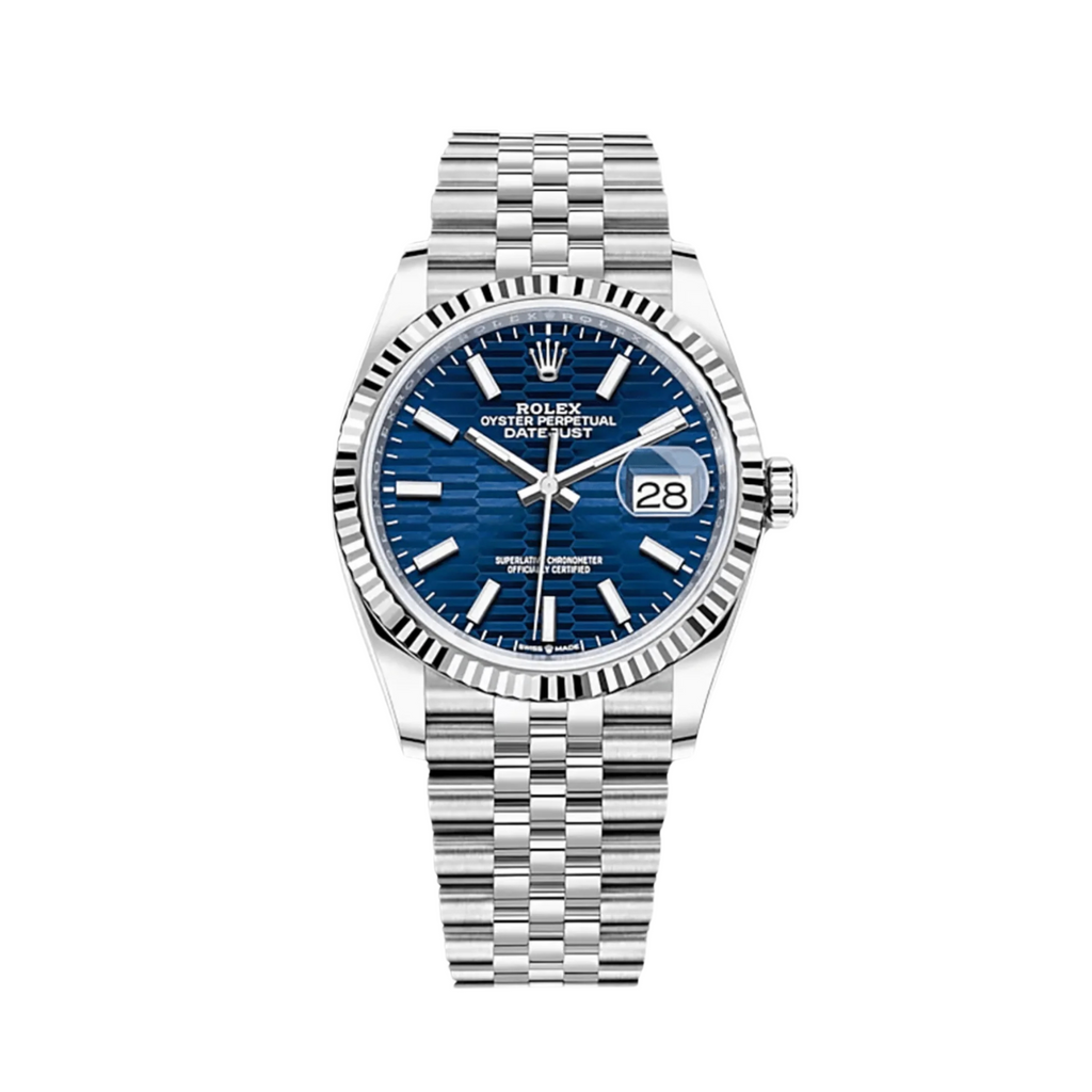 Rolex Datejust Fluted Bezel, Jubilee Bracelet, Blue