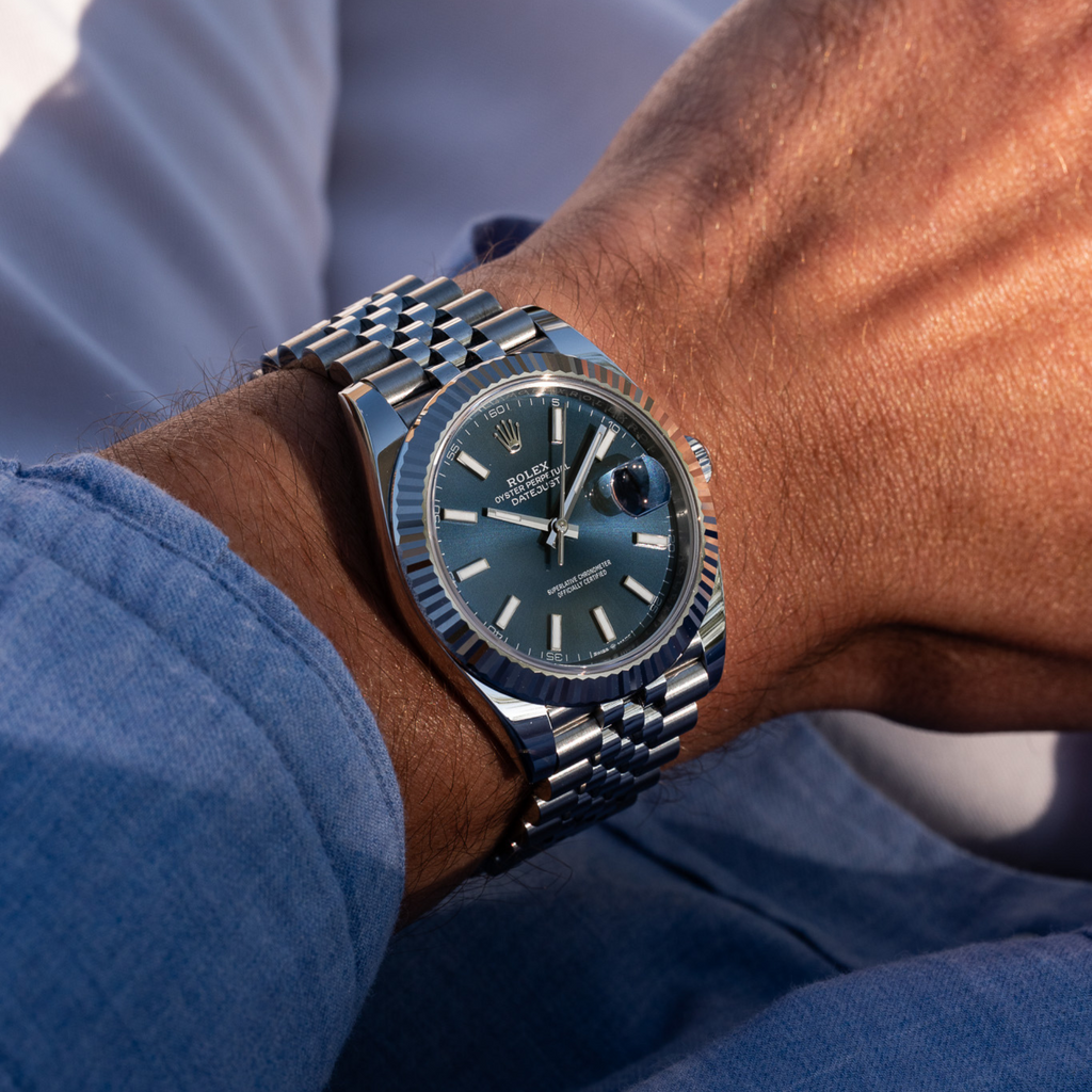 Rolex Datejust Fluted Bezel, Jubilee Bracelet, Blue
