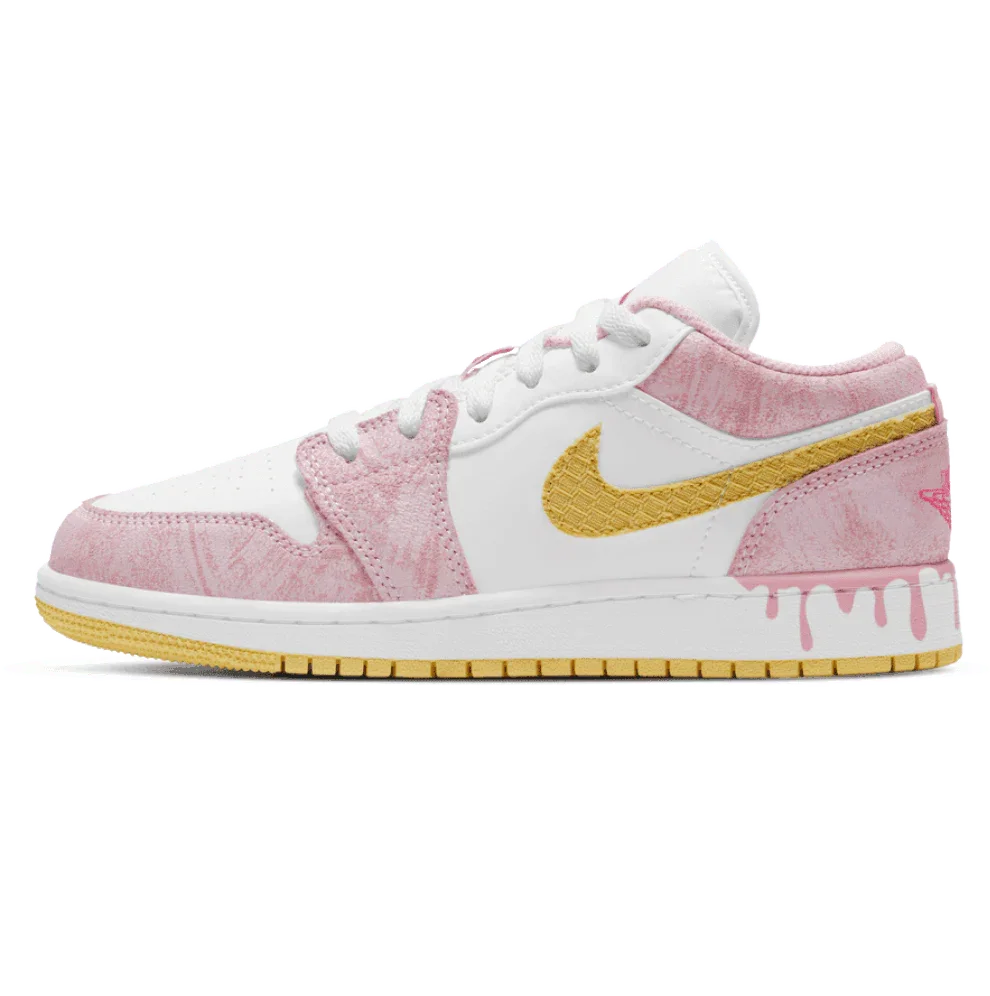 Air Jordan 1 Low SE GS "Paint Drip"