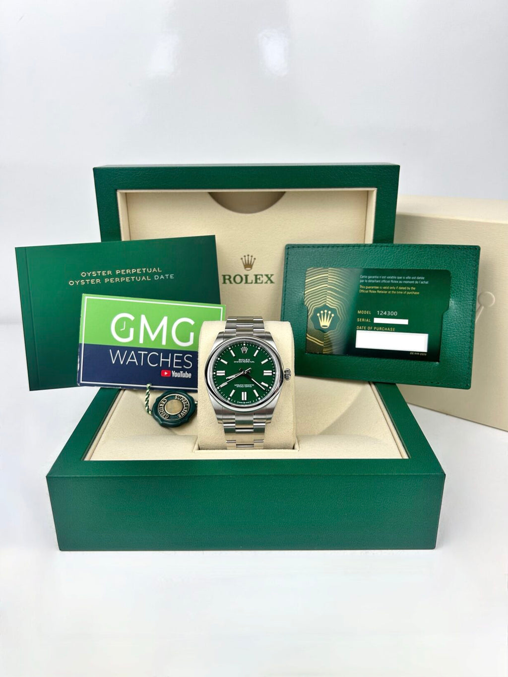 Rolex Oyster Perpetual – Green Dial –