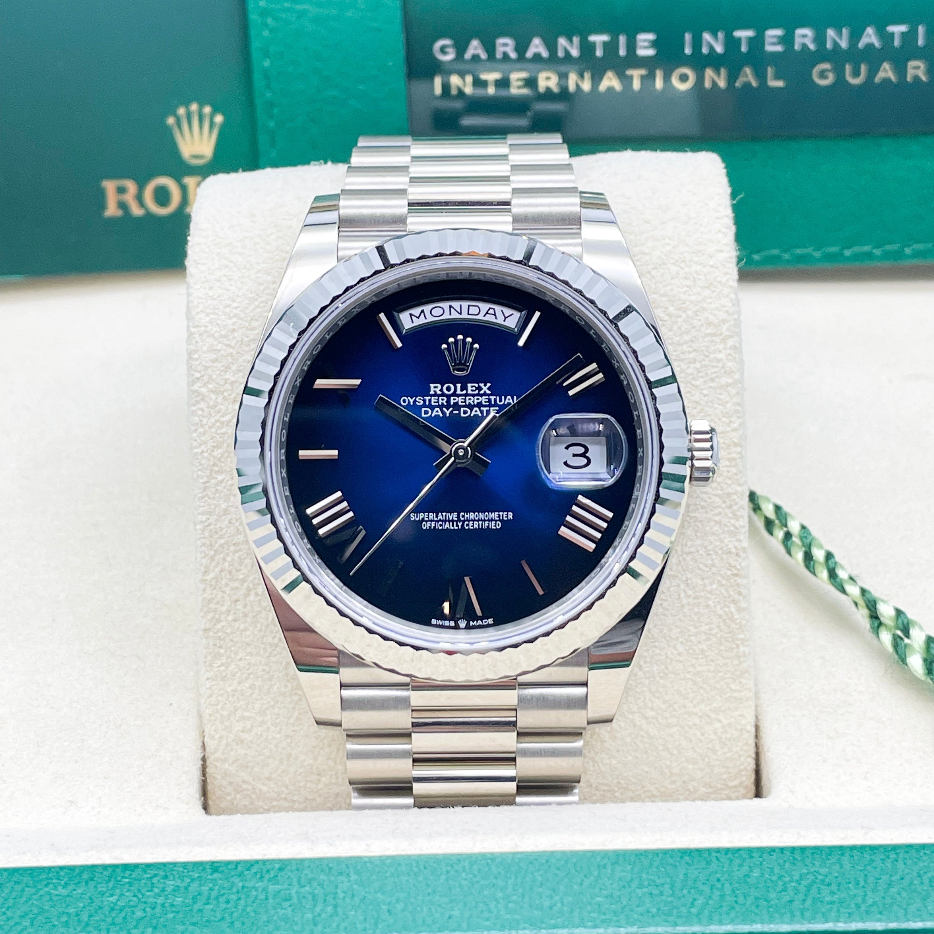 Rolex  Day-Date BLEU