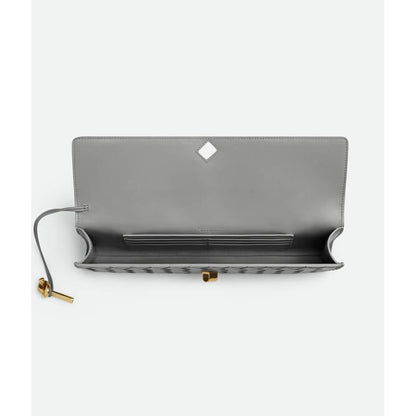 Sac Bottega - Clutch Andiamo - Gris - Vogue Maroc – Boutique digitale de mode de luxe
