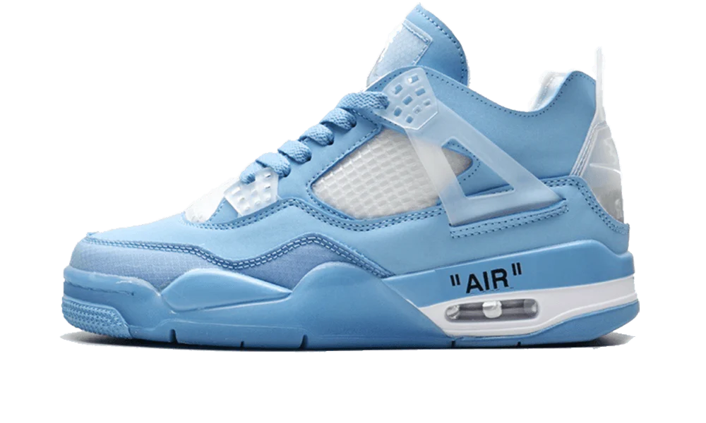 Air Jordan 4 Retro Off-White Blue