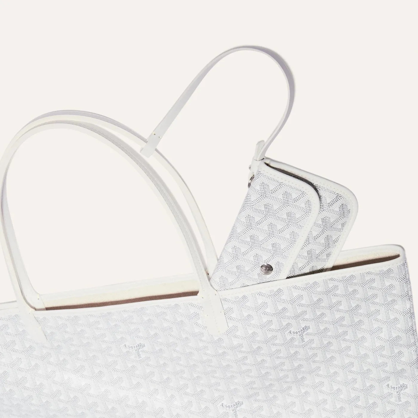 Sac Goyard Saint Louis - Blanc - Vogue Maroc – Boutique digitale de mode de luxe