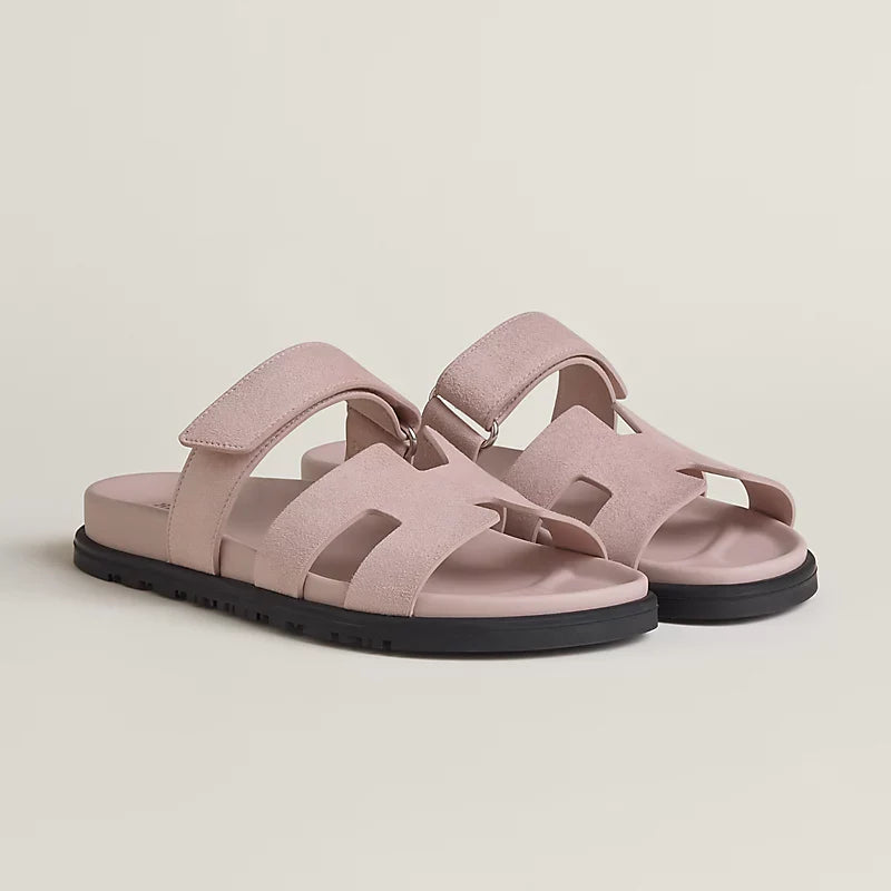 Sandales Chypre - Rose Porcelaine - Vogue Maroc – Boutique digitale de mode de luxe