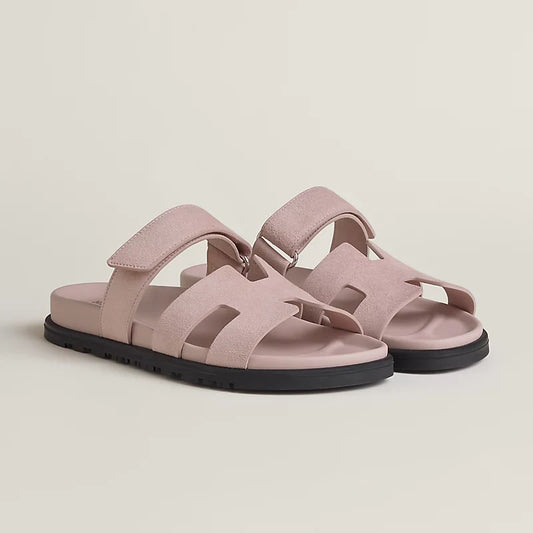 Sandales Chypre - Rose Porcelaine - Vogue Maroc – Boutique digitale de mode de luxe