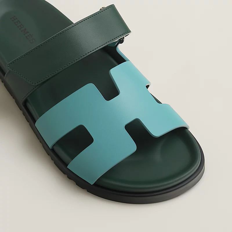 Sandales Chypre - bleu citadin - Vogue Maroc – Boutique digitale de mode de luxe