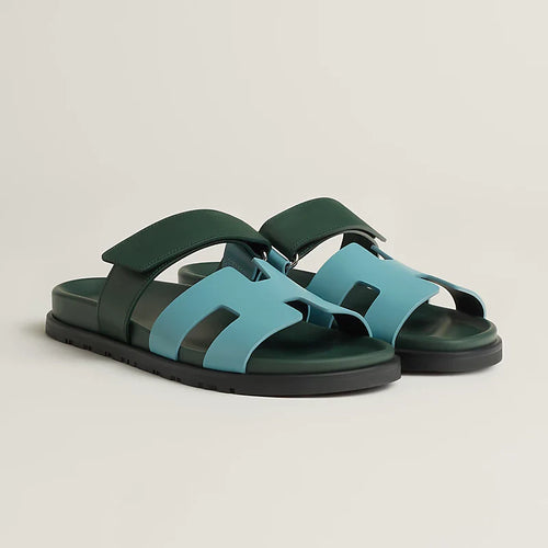 Sandales Chypre - bleu citadin - Vogue Maroc – Boutique digitale de mode de luxe