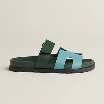Sandales Chypre - bleu citadin - Vogue Maroc – Boutique digitale de mode de luxe